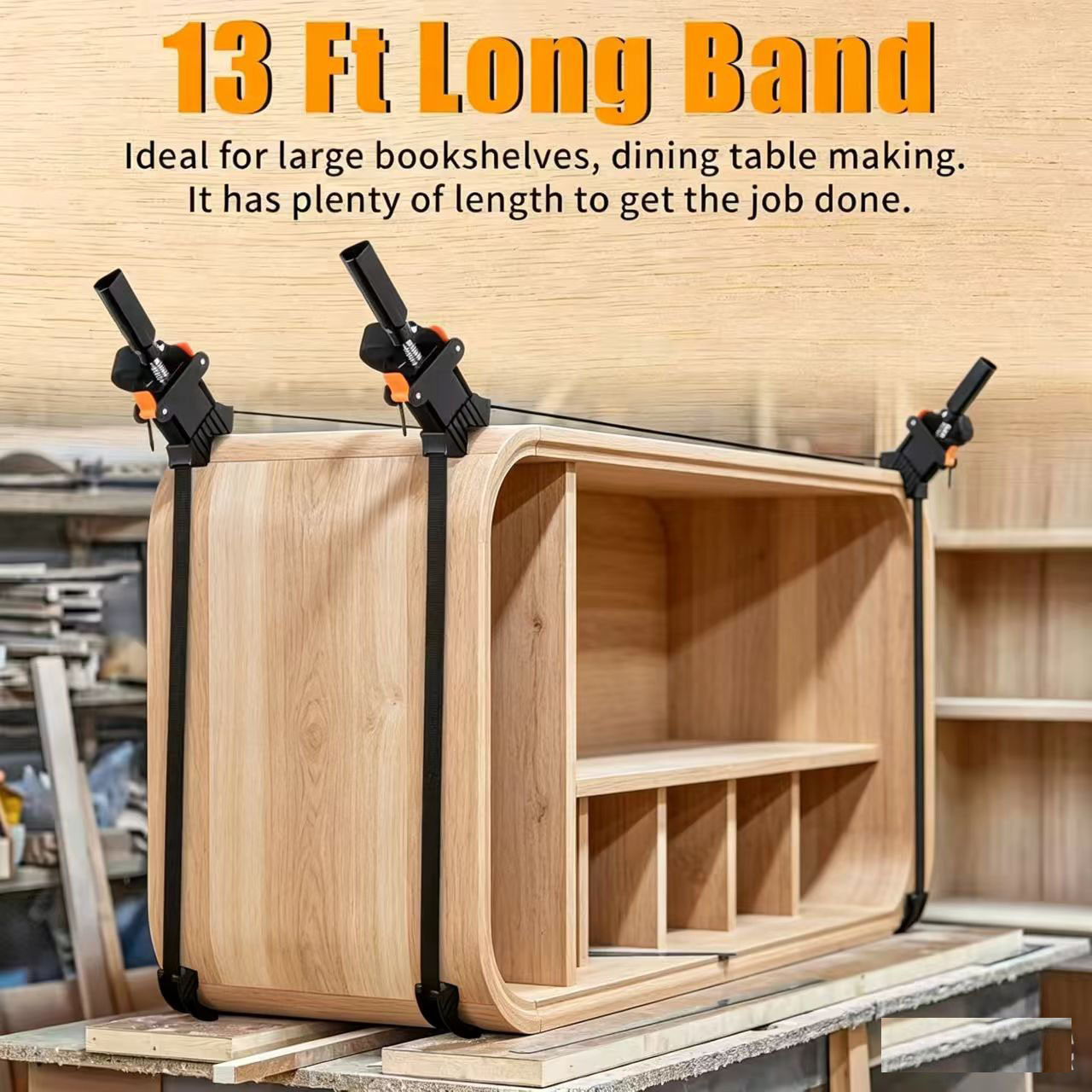 Woodworking Box - Multifunctionele riemhoekclip Fotolijstclip Snelle aanscherping Houtbewerkingsclip