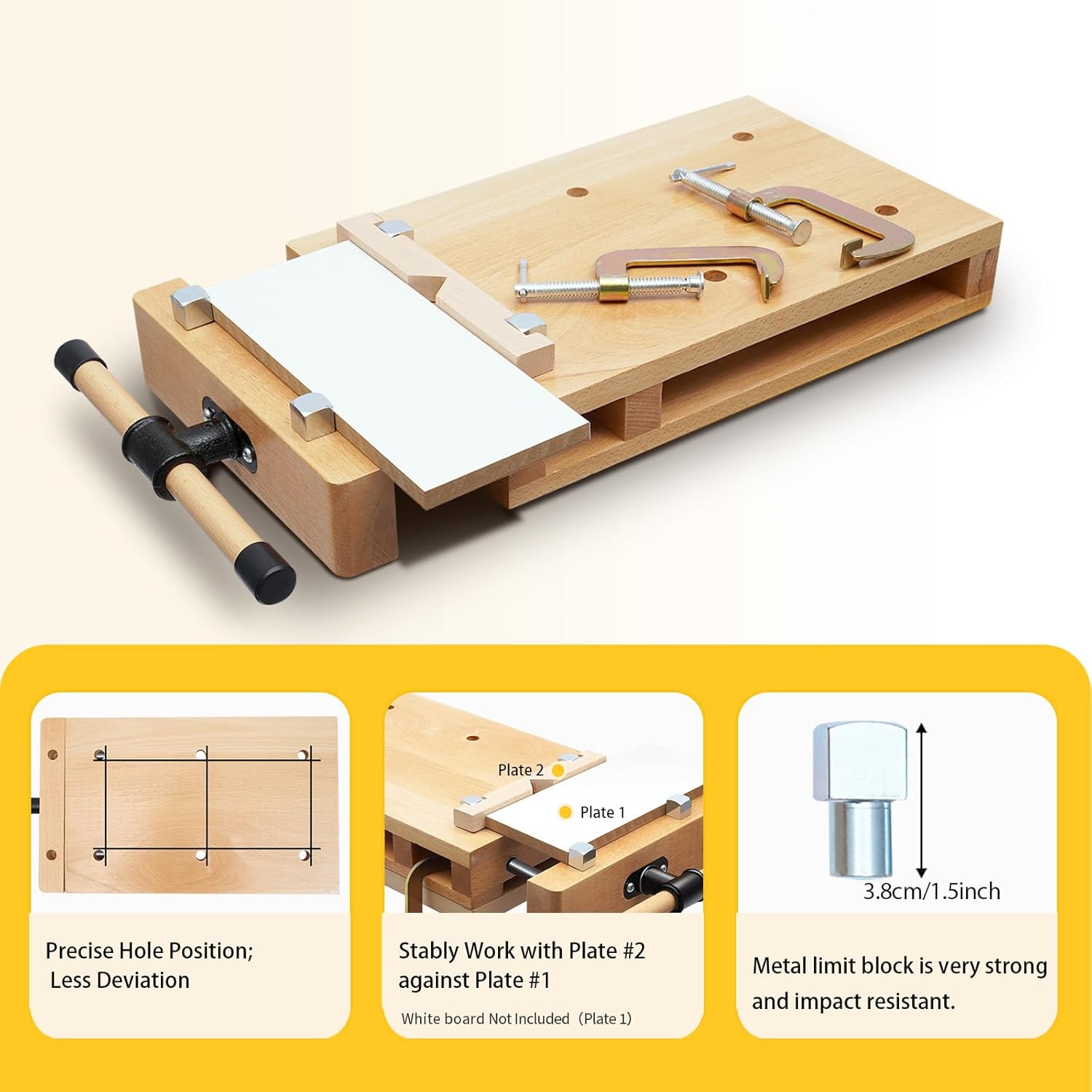 Woodworking Vise Types - Hardhouten werkbank Houtbewerkingsbankschroef Desktop werkbank met