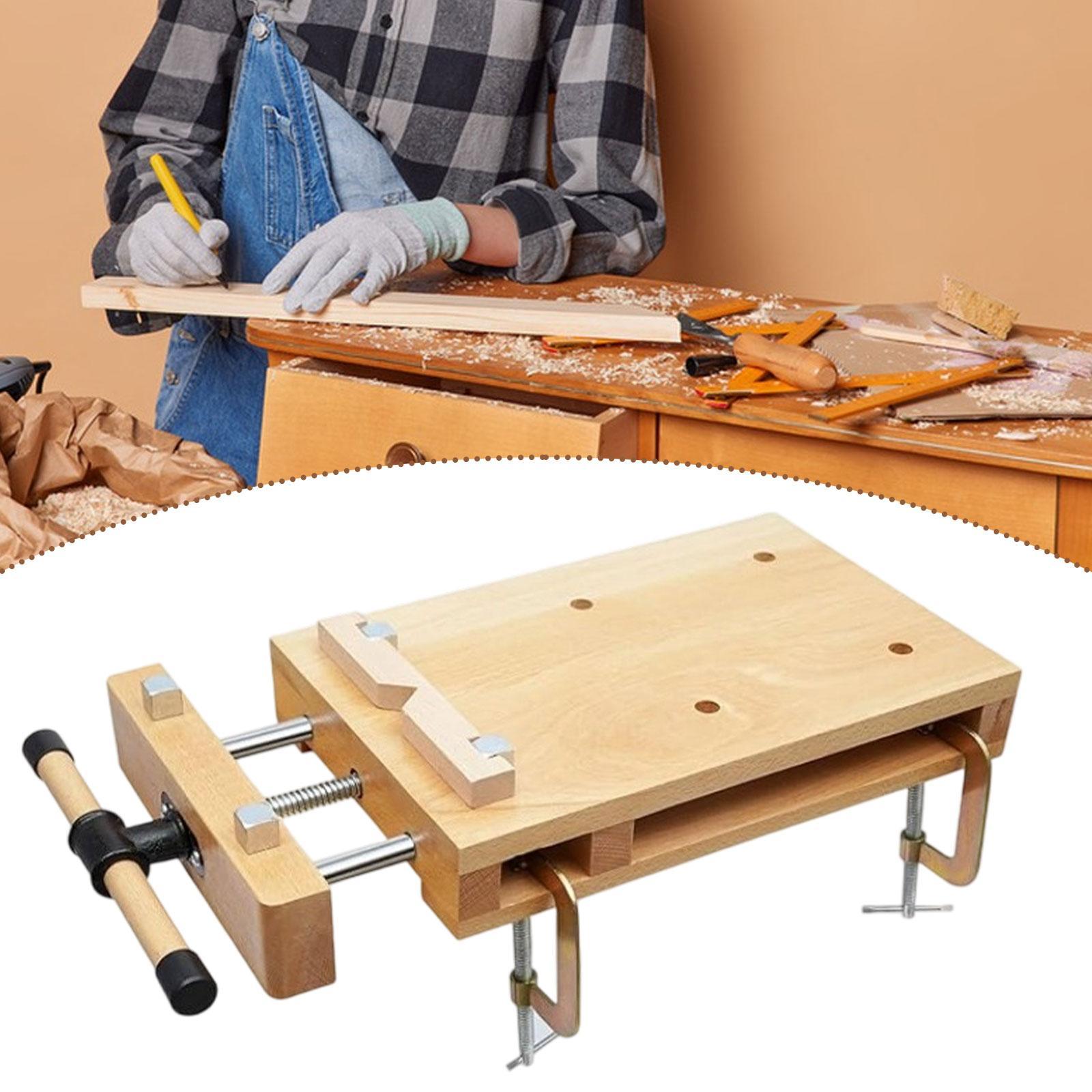 Woodworking Vise Types - Houtbewerkingsbankschroef Hardhouten bankschroefset met G-type bevestigingsclips