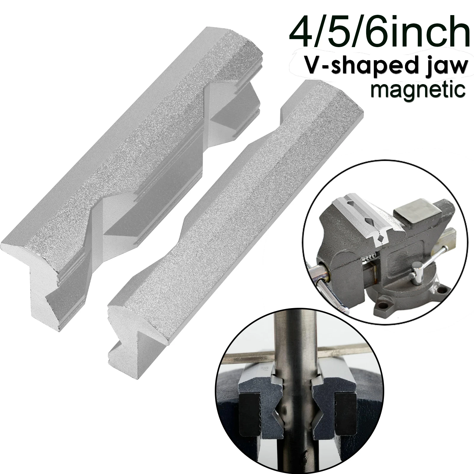 Woodworking Vise Types - Magnetische bankschroefkaken 4/5/6 inch V-type bankschroefkakenbeschermers