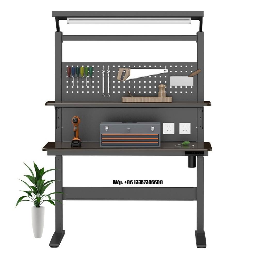 Workbench Woodworking - In hoogte verstelbare staande werktafel, zware