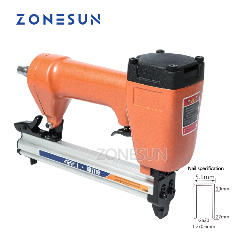 Furniture And Woodworking - ZONESUN 422J Ga20 5.1mm Breedte Nagelpistool
