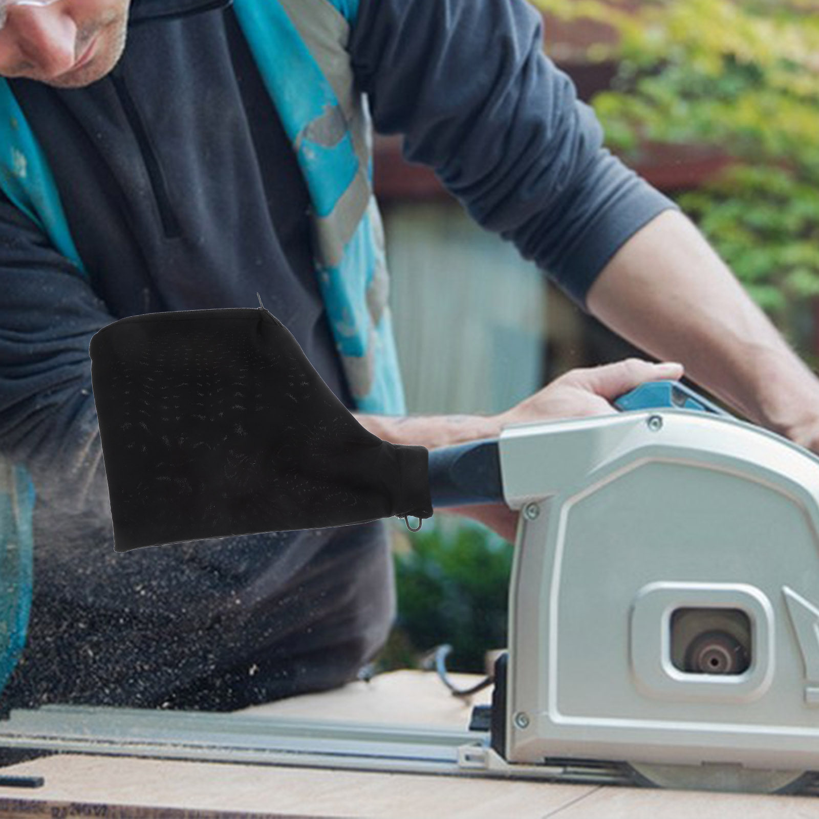 Woodworking Dust Collector - Universele zwarte stofopvangzak voor tafelzaag, stofopvangbak,