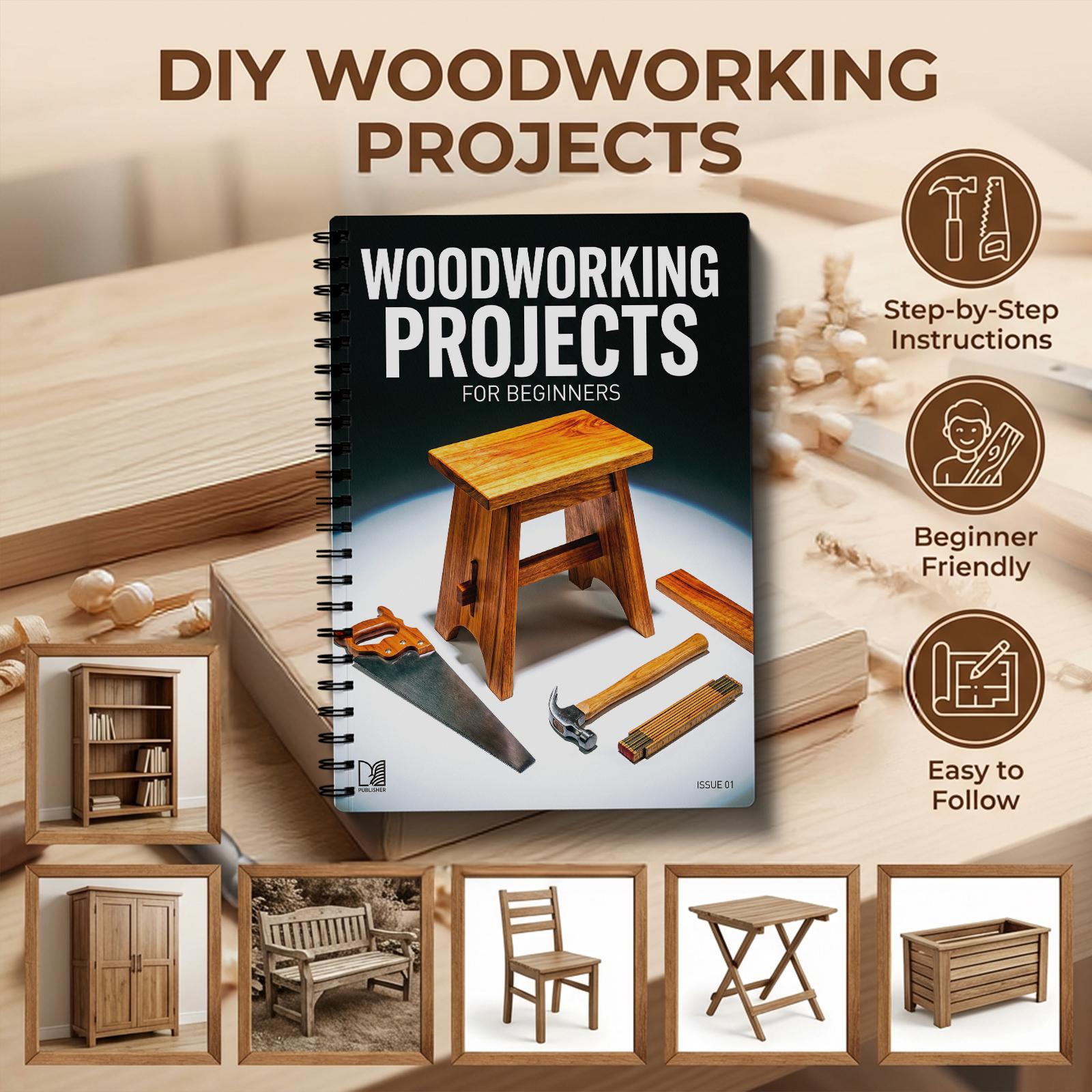 Woodworking Free Plans - Gids voor beginners in houtbewerking: projectplannen,