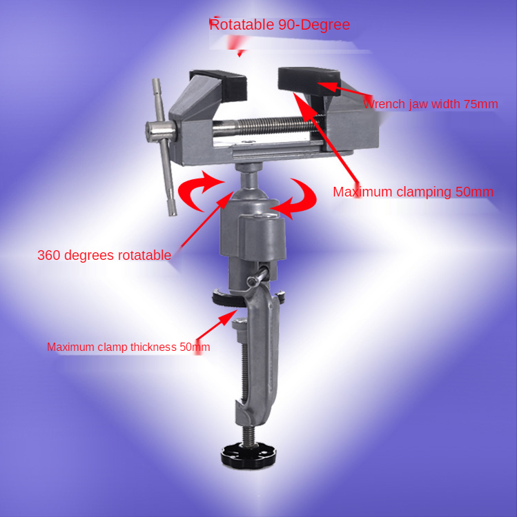 Tafelbankschroef 360 graden dr - Woodworking Vise Types recensie en prijs