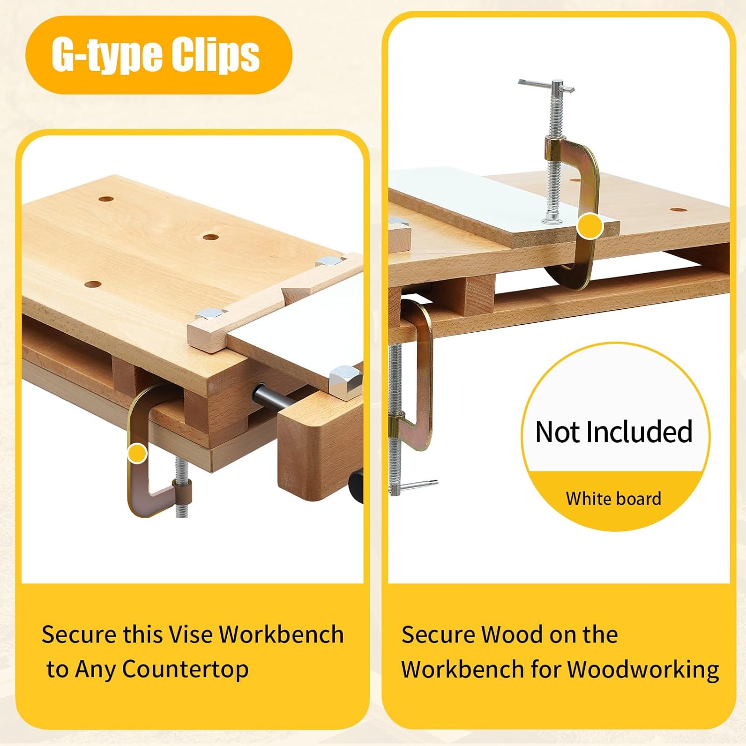 Hardhouten werkbank Houtbewerk - Woodworking Vise Types recensie en prijs