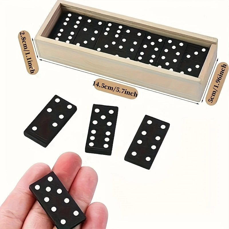 28 stks/doos Mini Houten Domin - Woodworking Domino recensie en prijs