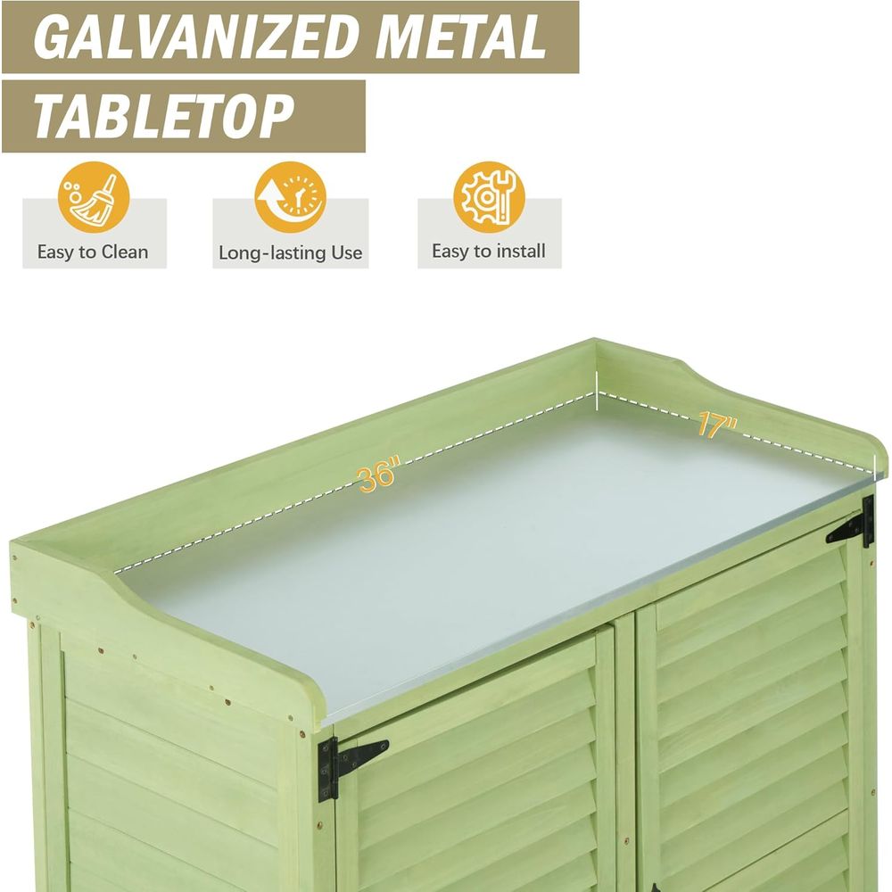 Buitenpotplantenbank met metal - Workbench Woodworking recensie en prijs