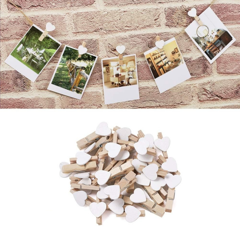 50 stks Wit Hart Wasknijpers H - Woodworking Z Clips recensie en prijs