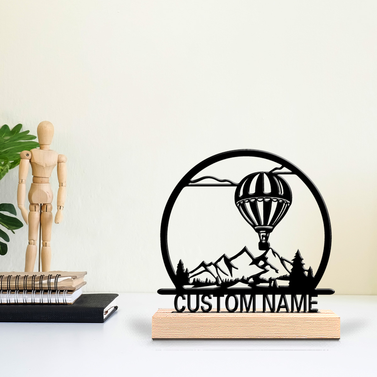 1 stuk Heteluchtballon Geperso - Wood Woodworking recensie en prijs