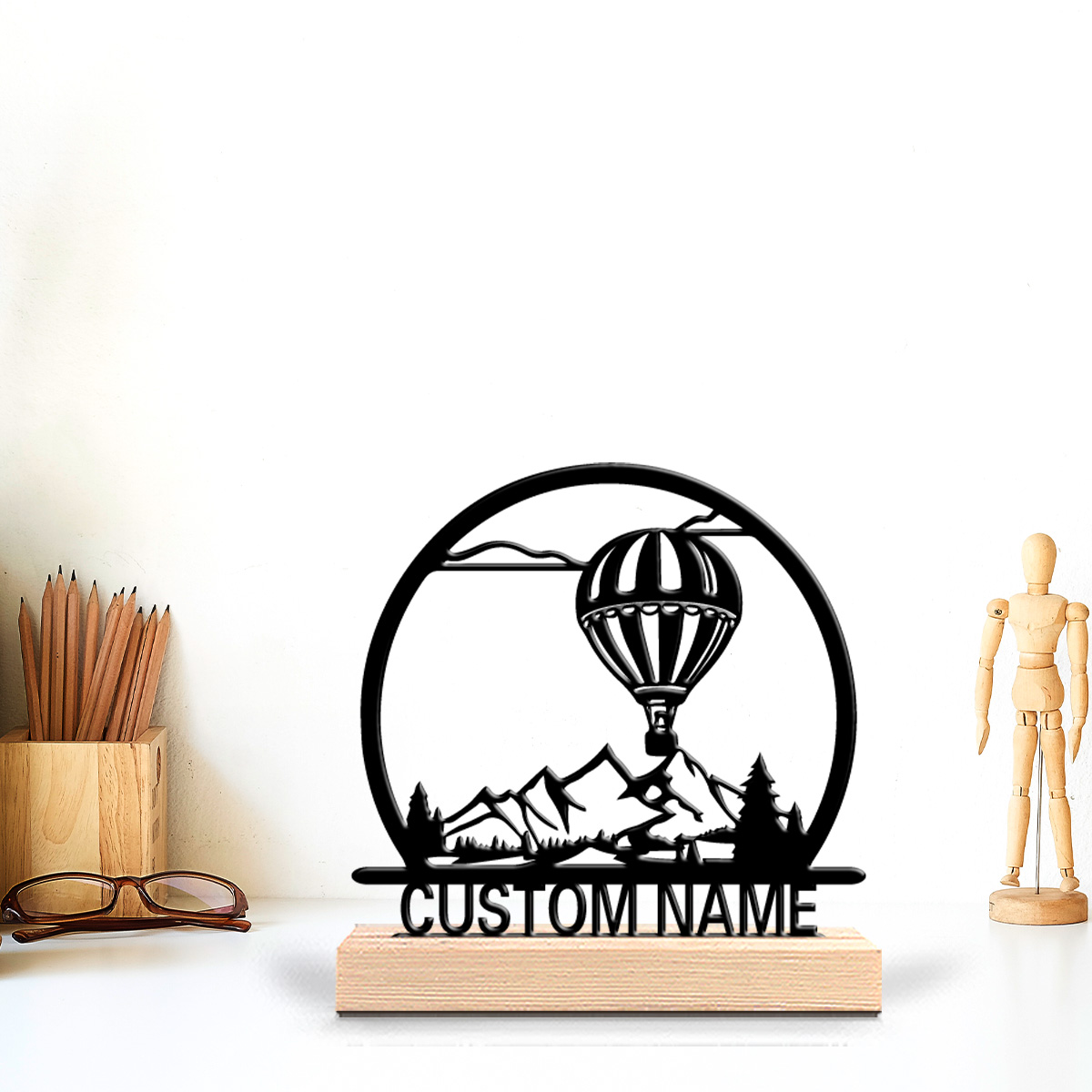 1 stuk Heteluchtballon Geperso - Wood Woodworking recensie en prijs