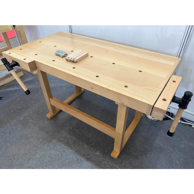 Massief houten tafel van beuke - Workbench Woodworking recensie en prijs