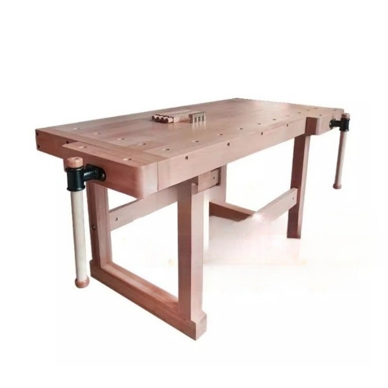 Massief houten tafel van beuke - Workbench Woodworking recensie en prijs