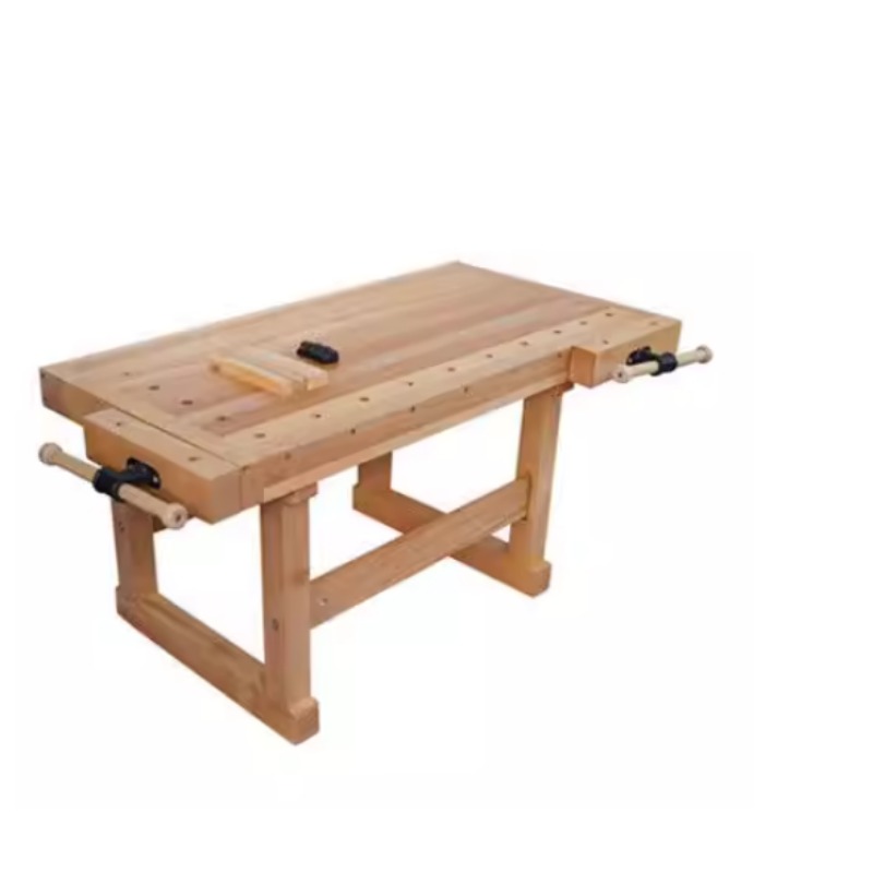 Massief houten tafel van beuke - Workbench Woodworking recensie en prijs