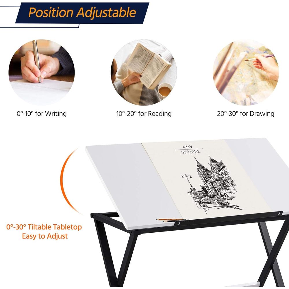 Tekentafel of kunstenaarsburea - Wood Woodworking recensie en prijs