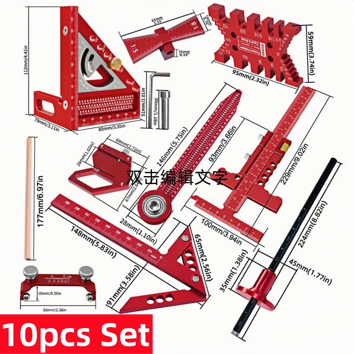 9 stks/10 stks Houtbewerking M - Woodworking Free Plans recensie en prijs