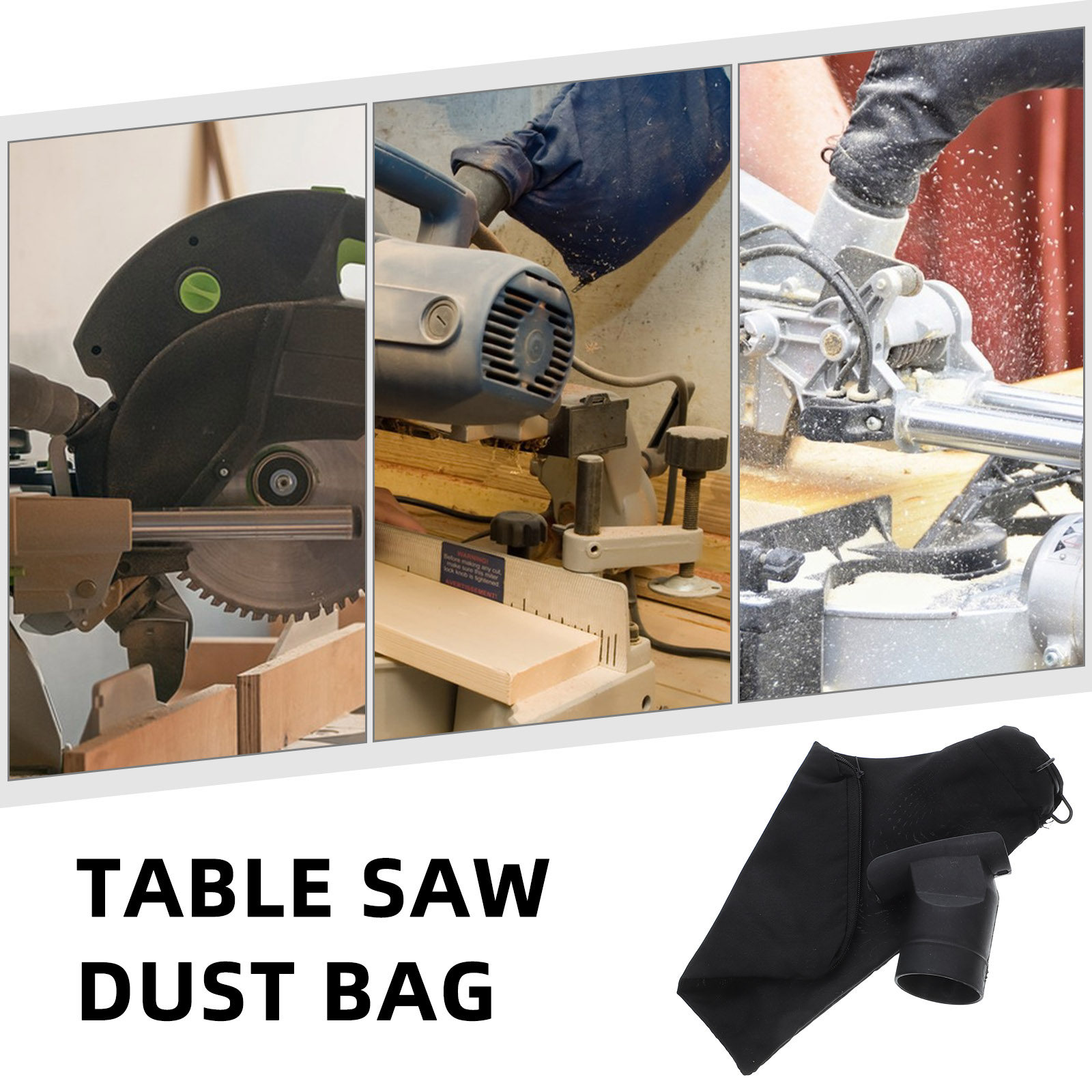 Universele zwarte stofopvangza - Woodworking Dust Collector recensie en prijs