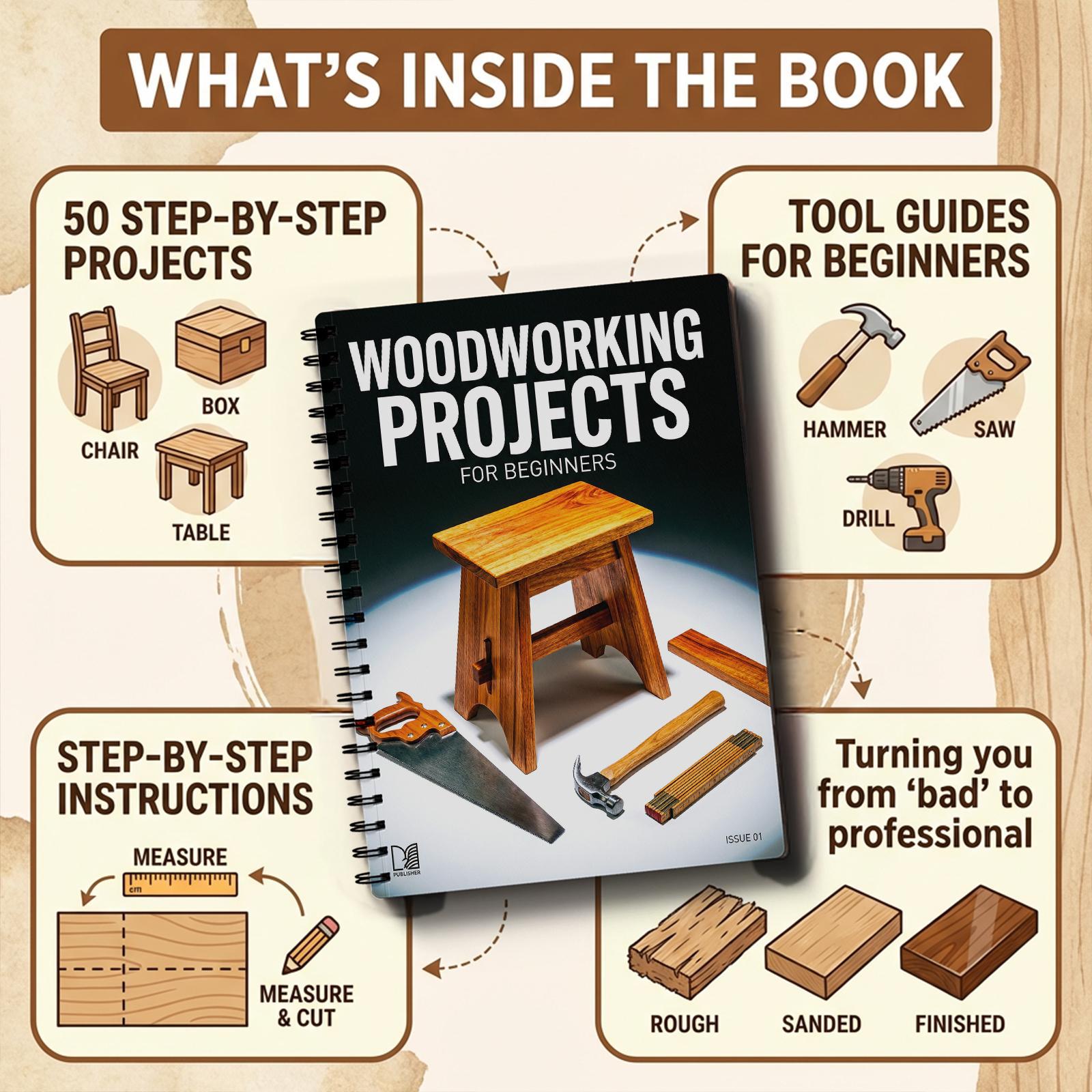 Gids voor beginners in houtbew - Woodworking Free Plans recensie en prijs